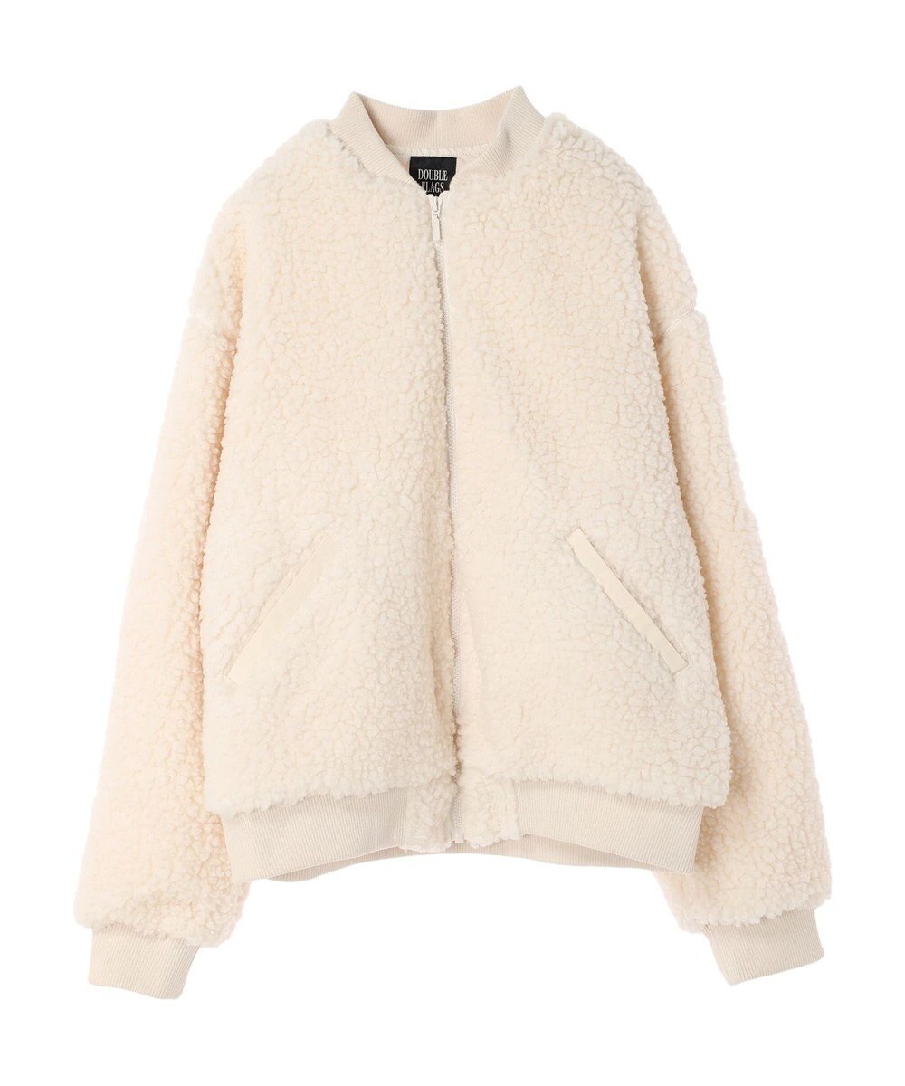 Green Parks ・Ｄｏｕｂｌｅ　Ｆｌａｇｓ　　ボアブルゾン 