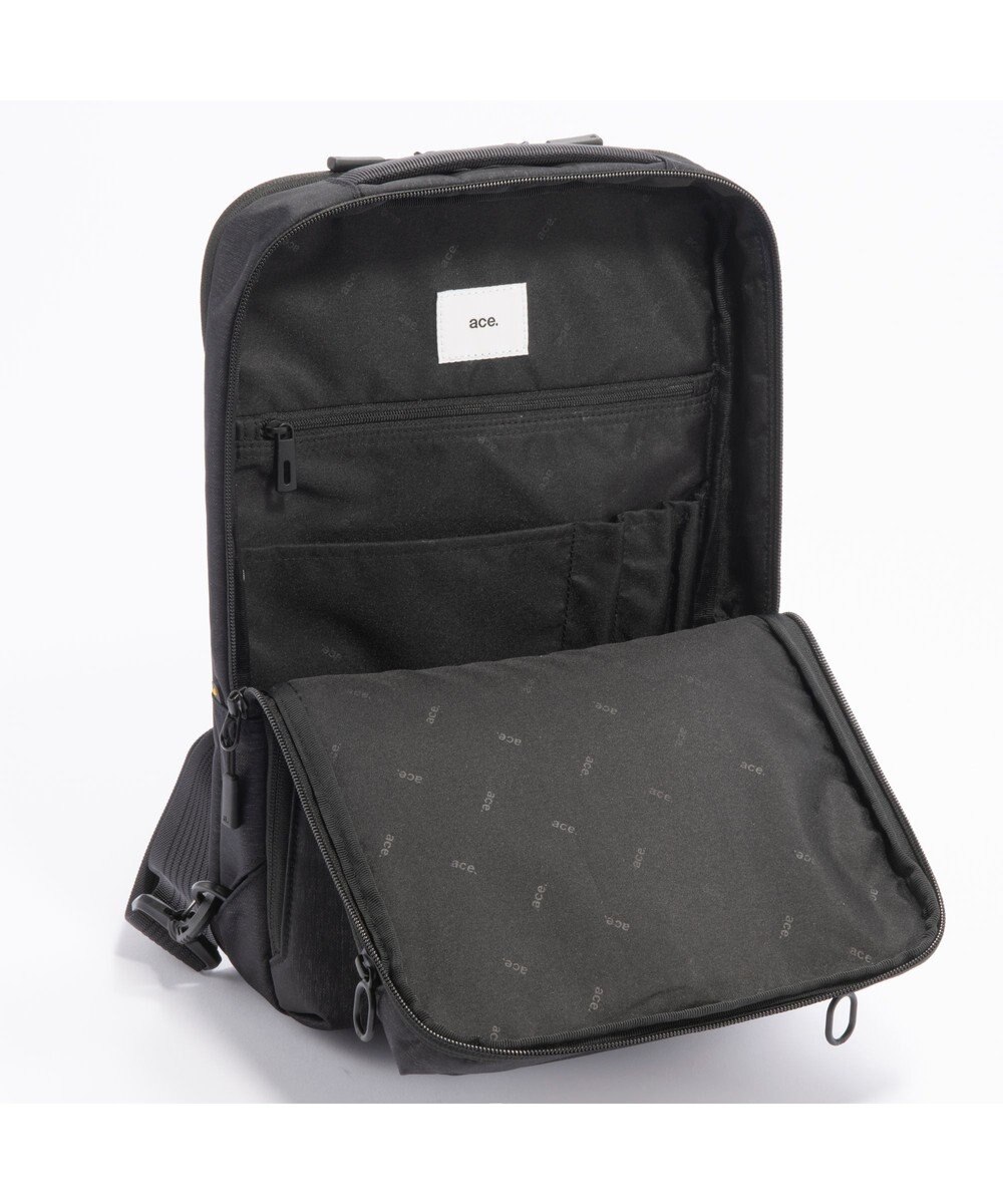 ACE BAGS & LUGGAGE ace. エース ハンスリーSDH ショルダーバッグ ボディバッグ A4ファイル 杢調生地  67794 