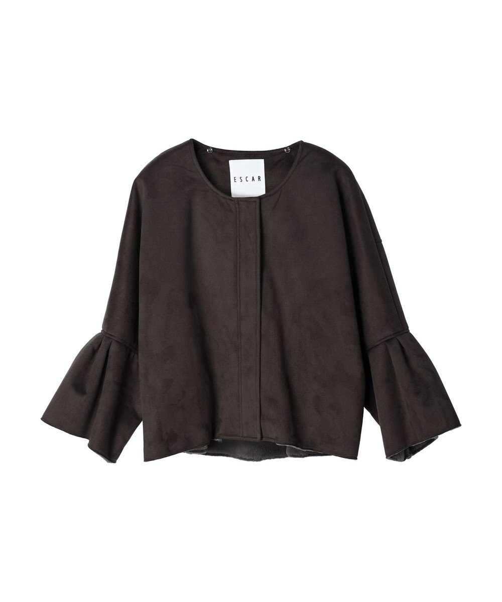 Green Parks ■ＥＳＣＡＲ　フラッフィーケープ付ショートコート 