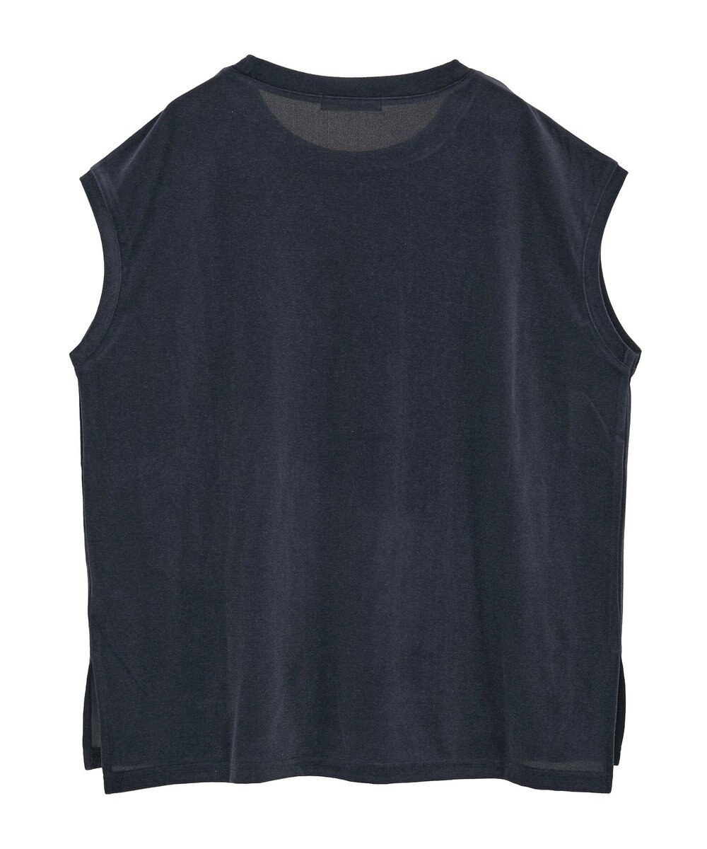 Green Parks ベロアロゴフレンチスリーブチュニック 