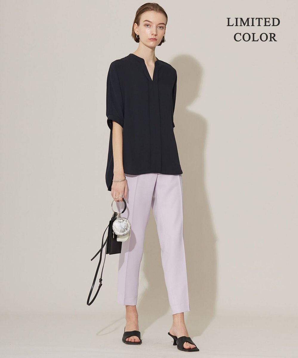 ICB 【新色追加・接触冷感・UVケア・速乾・洗える】FluidBackSatin ドロストパンツ 