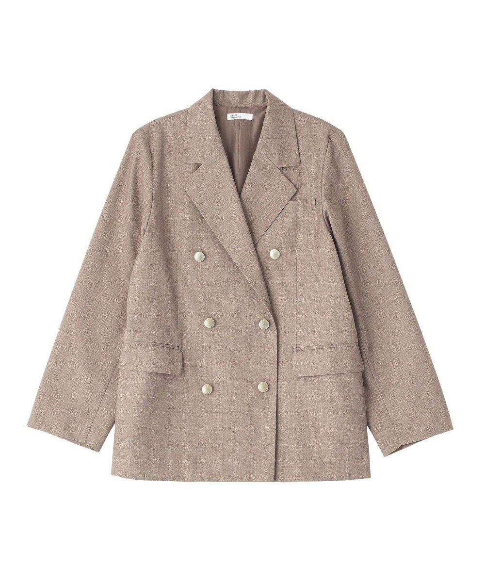 CRAFT STANDARD BOUTIQUE ＜セレモニー＞ダブルテーラードジャケット 