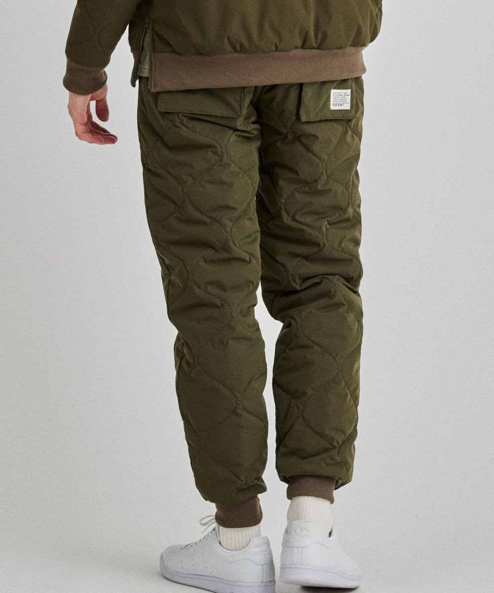 PW CIRCULUS 【MEN】ひょうたんキルト中綿ワイドジョガーパンツ 