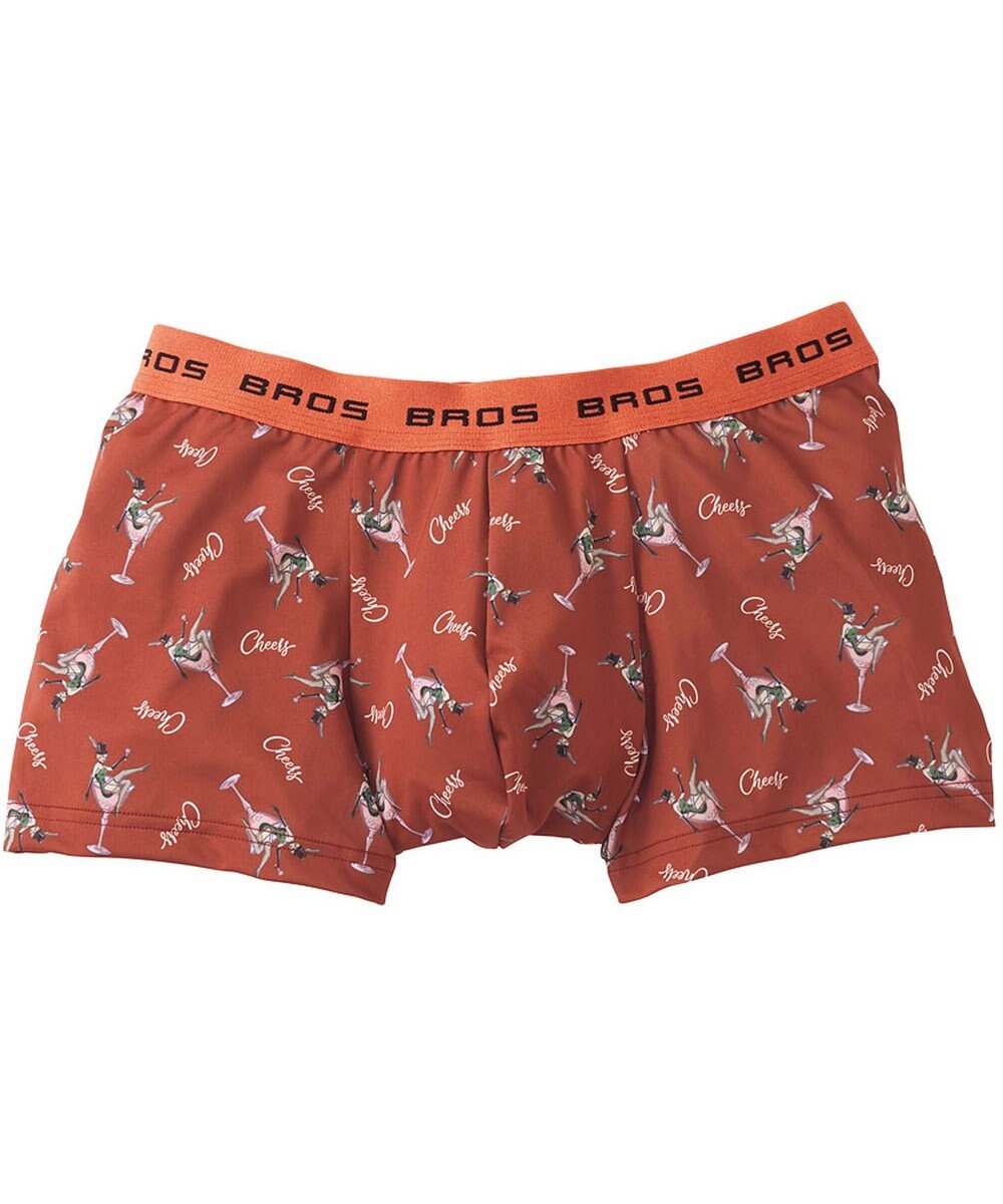 WACOAL MEN ボクサーパンツ【キモチ届けるパンツ】フロント快適設計 肌あたり軽減設計 前閉じ 下着 オリジナルメッセージカード付き GT3424 /ブロス バイ ワコールメン 