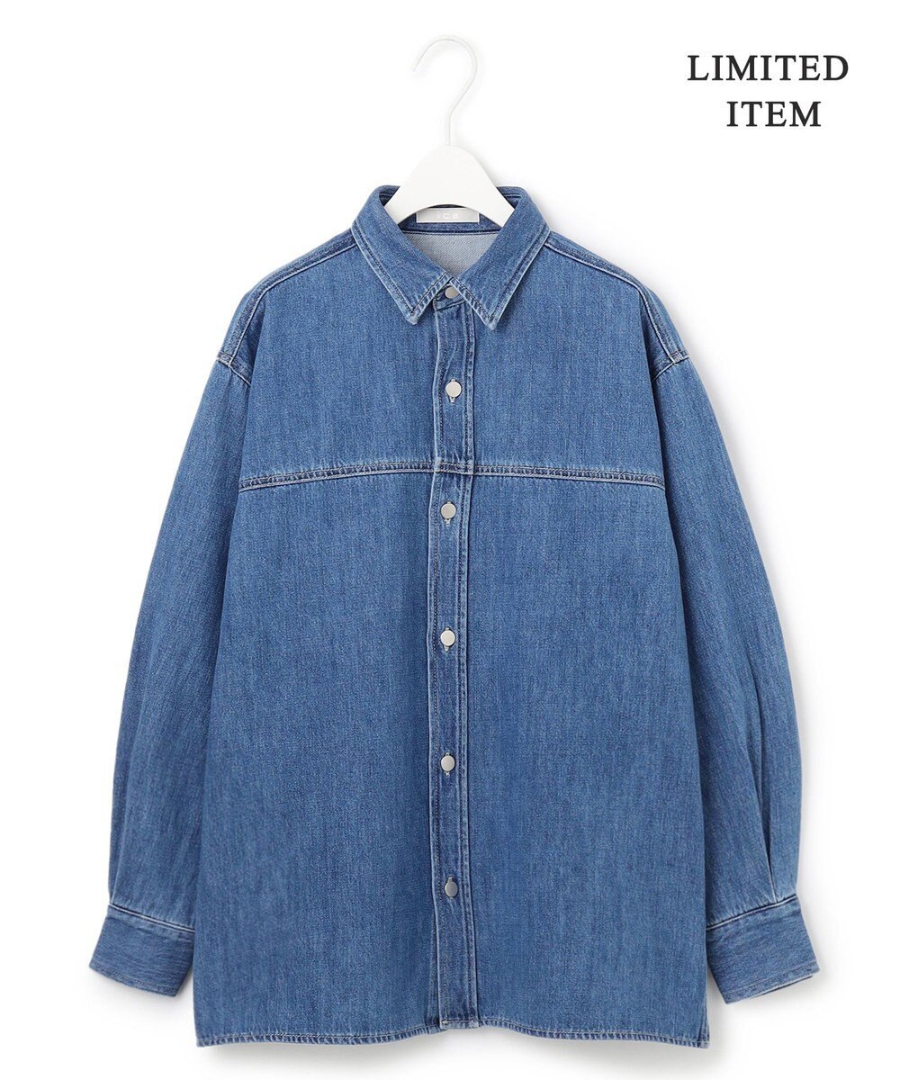 ICB 【WEB限定・洗える】コットンソフトデニム ジャケット 