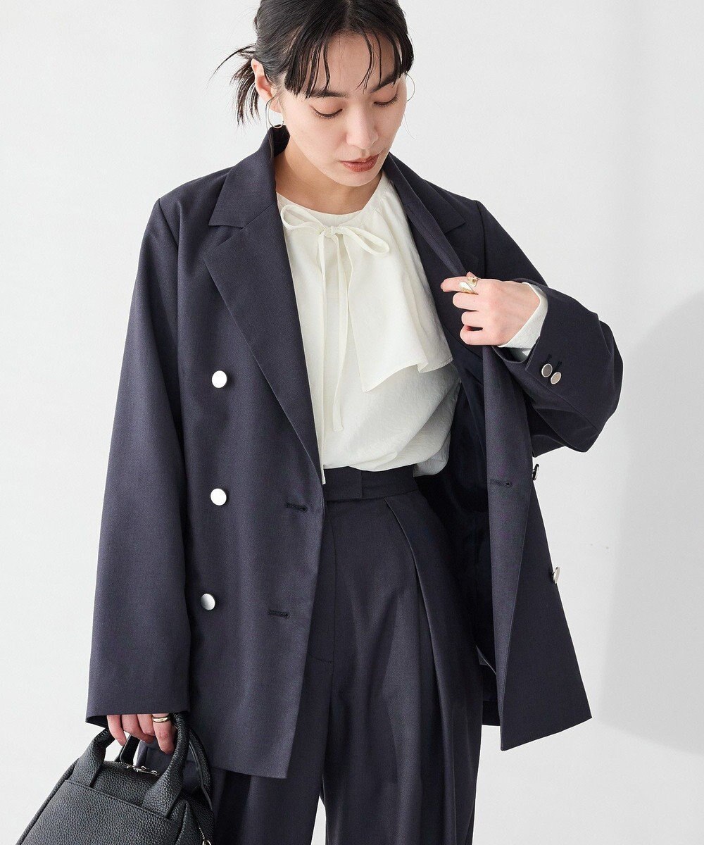 CRAFT STANDARD BOUTIQUE ＜セレモニー＞ダブルテーラードジャケット 