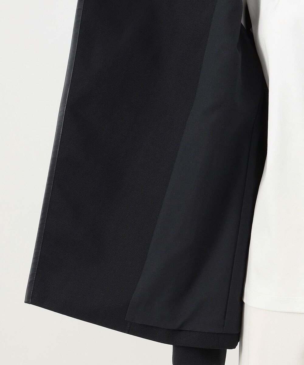 23区 【エステータ】ウールリネン レザートリミング ジャケット 