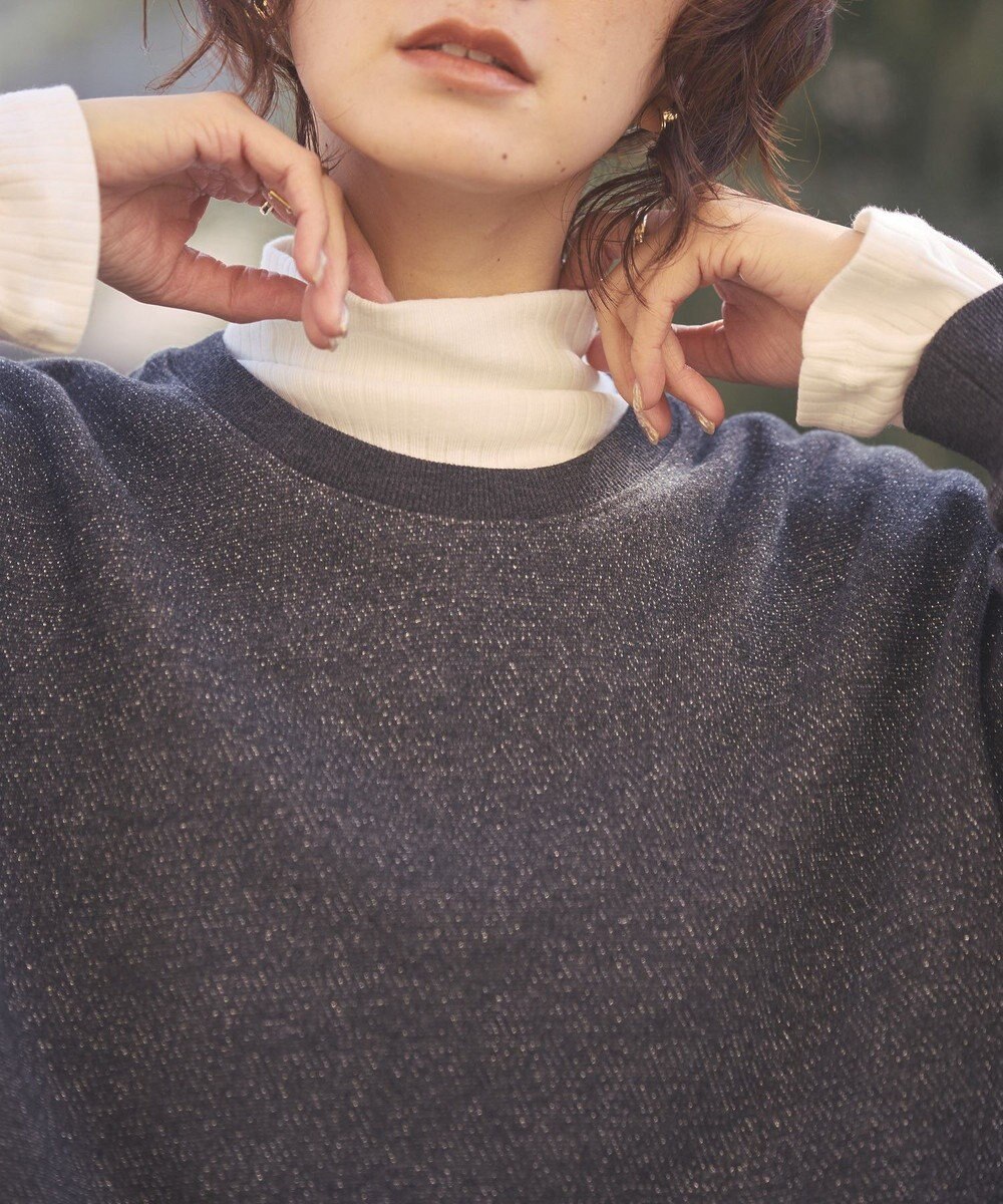 AMERICAN HOLIC ラメ裏起毛スウェット 