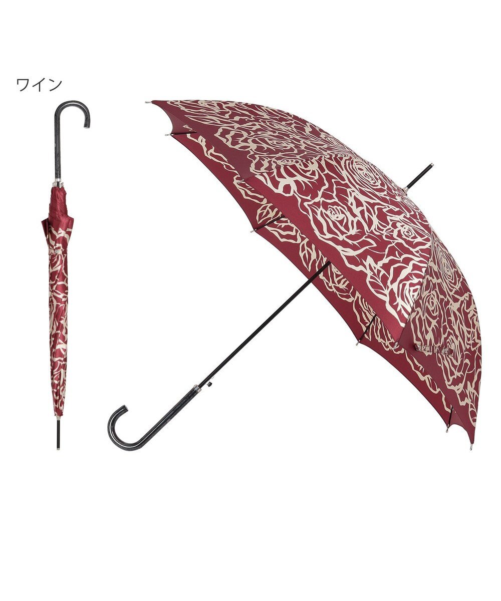 MOONBAT 【雨傘】ミラ・ショーン (mila schon) 薔薇 ナイロンサテン 長傘 
