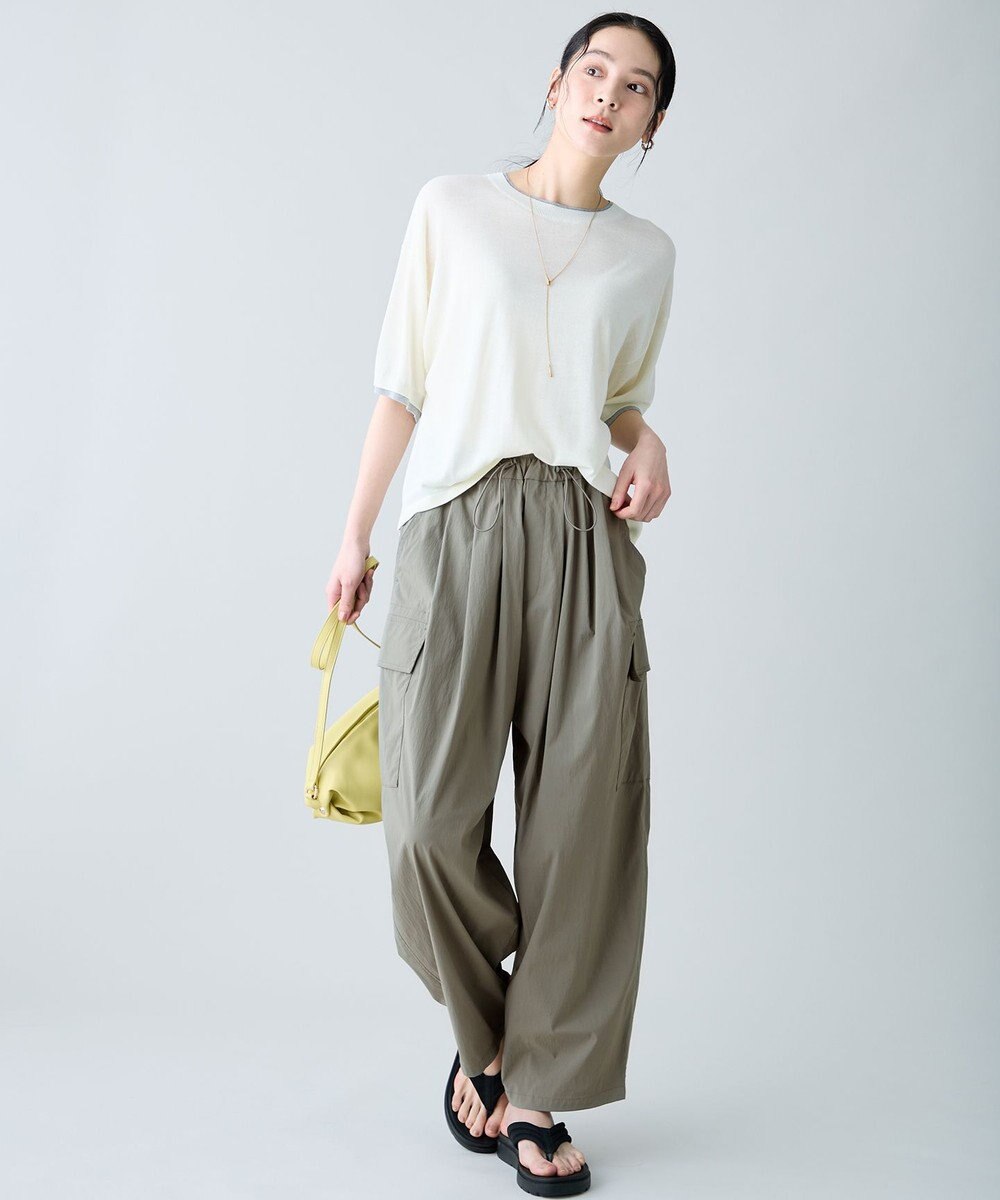 ANY L 撥水ナイロンカーゴパンツ 