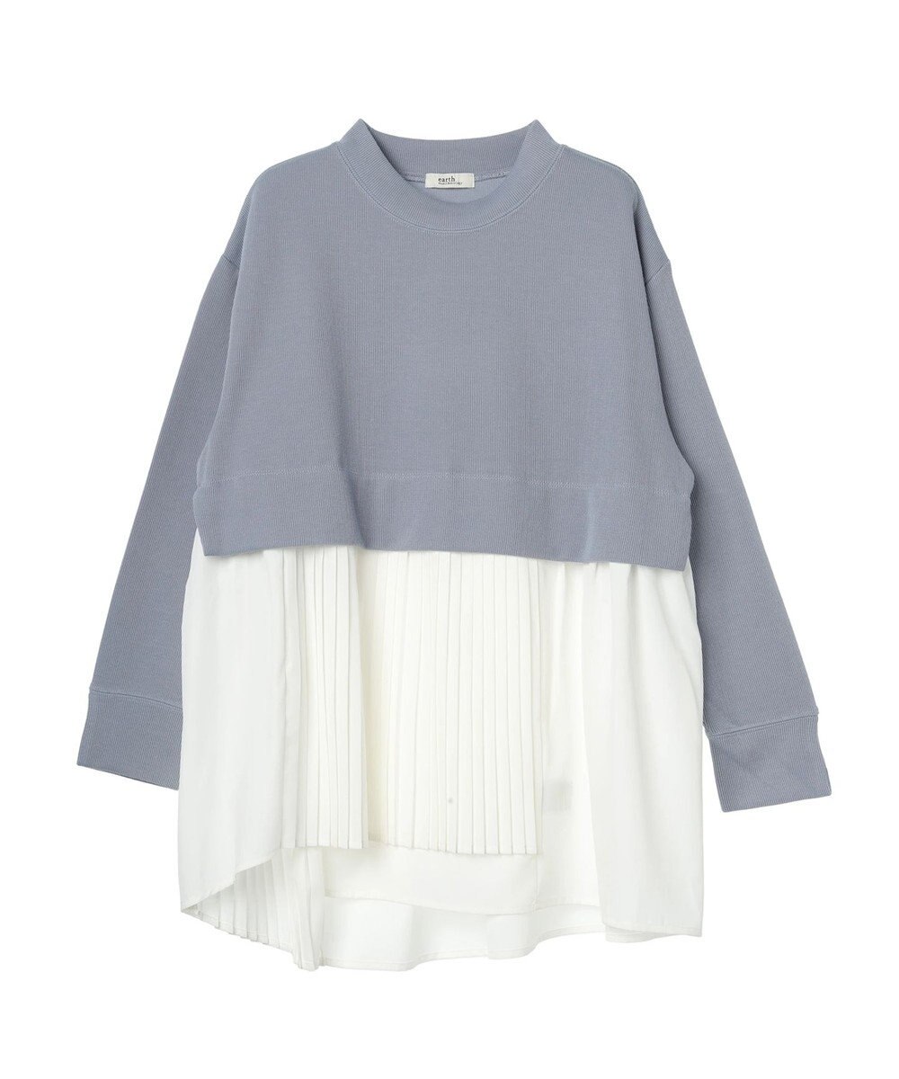 earth music&ecology プリーツヘムドッキングチュニック 