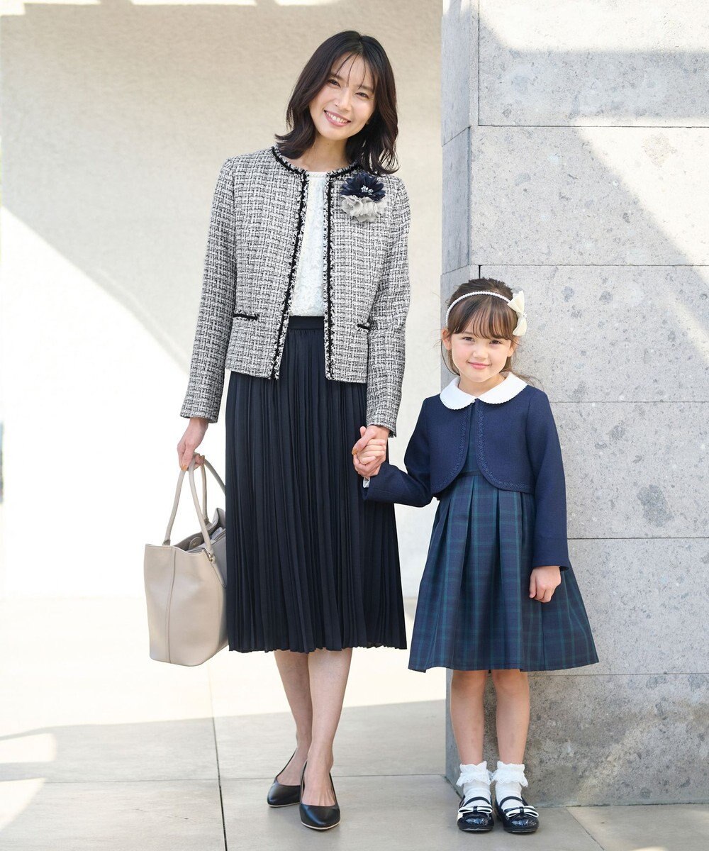 ANY 【洗える・ウエストゴム】セレモニープリーツスカート 