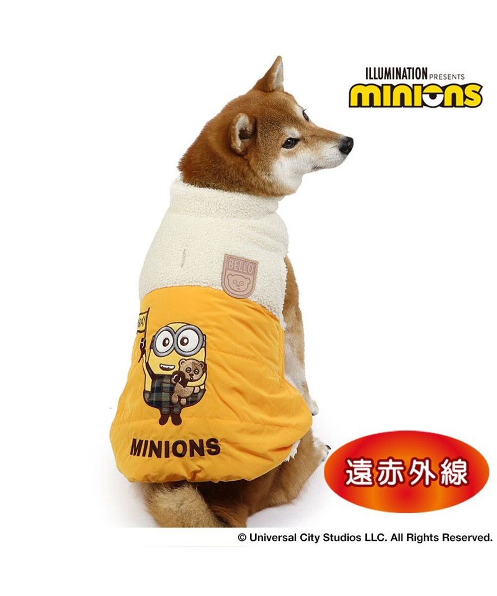 PET PARADISE ミニオン ボブ 遠赤外線 綿入ベスト 中型犬 