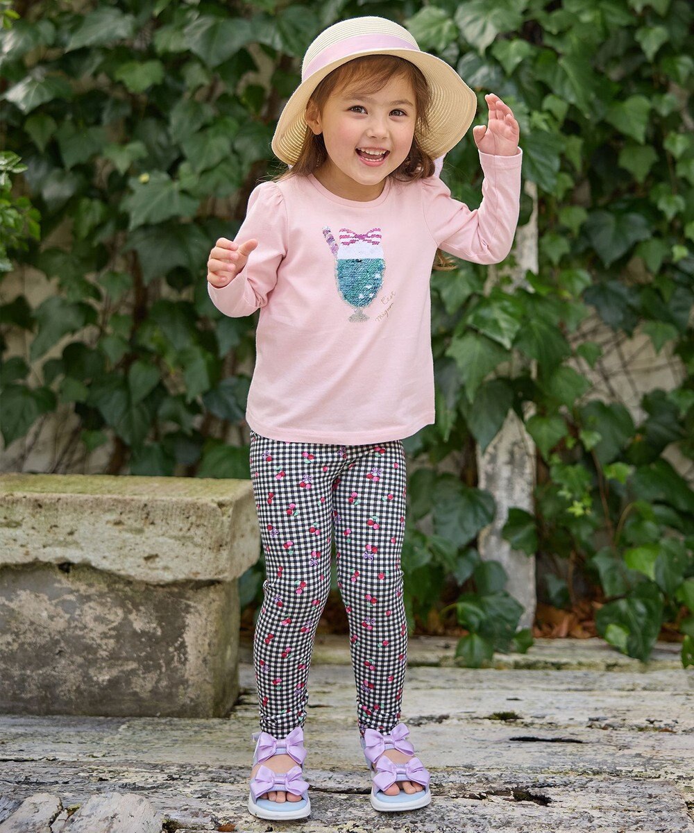 ANY KIDS ミラクルスパンコール長袖Tシャツ 