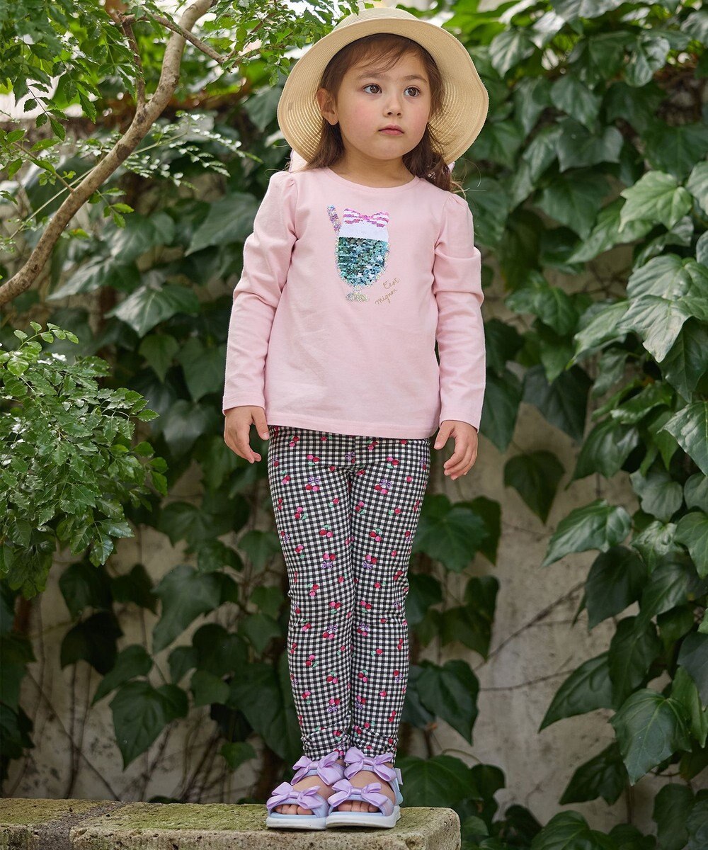 ANY KIDS ミラクルスパンコール長袖Tシャツ 