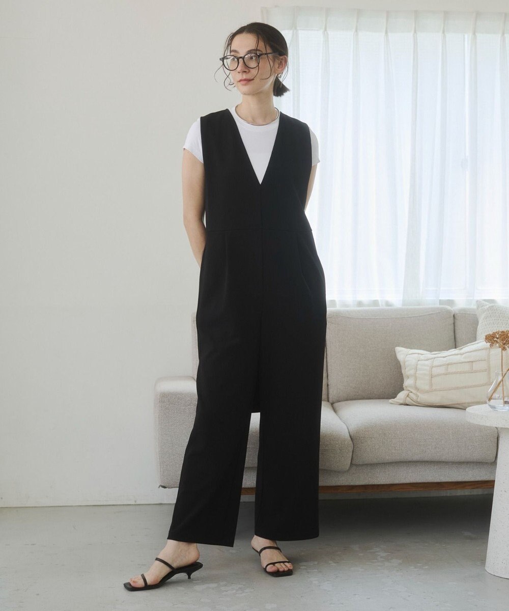 WEGO 【ANGIE VINTAGE】Vネックオールインワン 