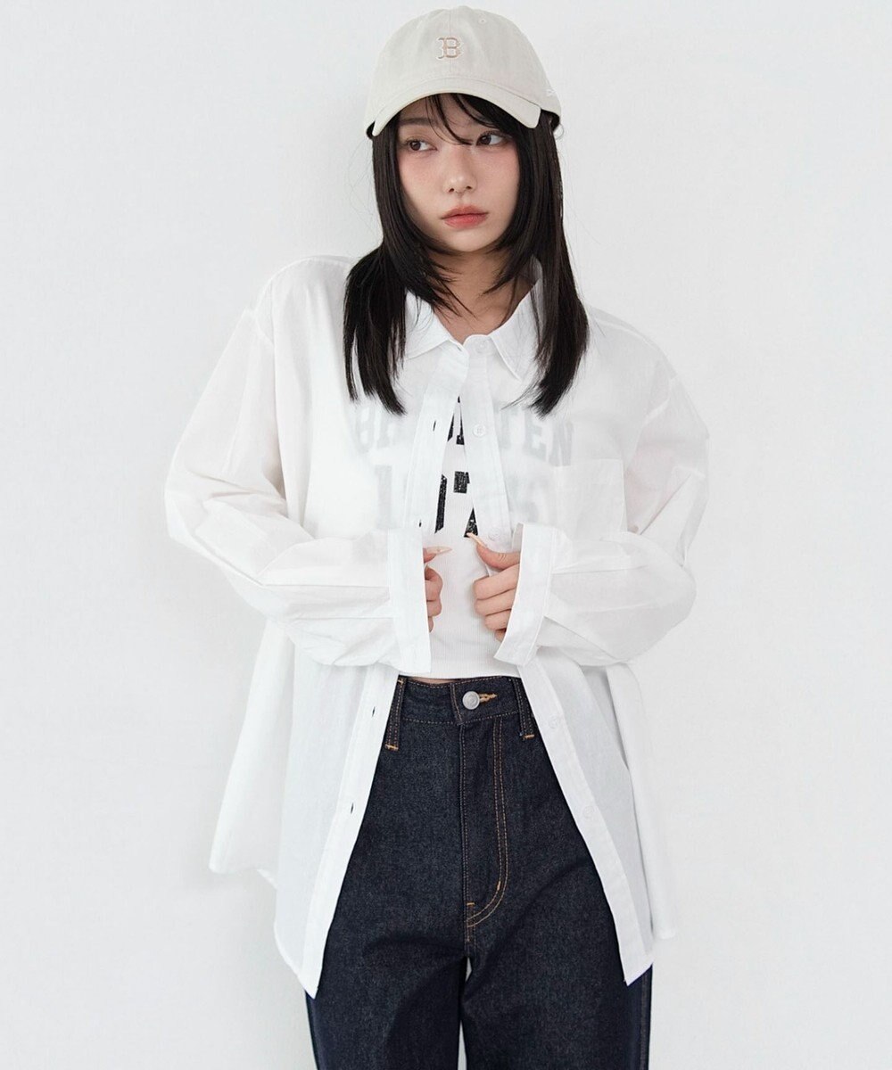 WEGO オーバーサイズドシャツ 