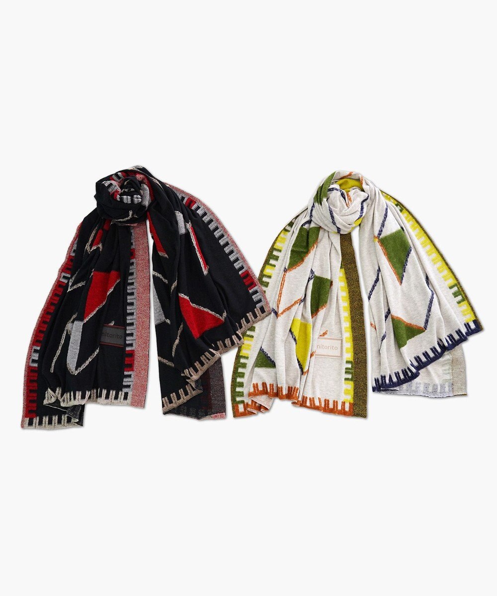 nitorito 【UNISEX】迷路 ストール 