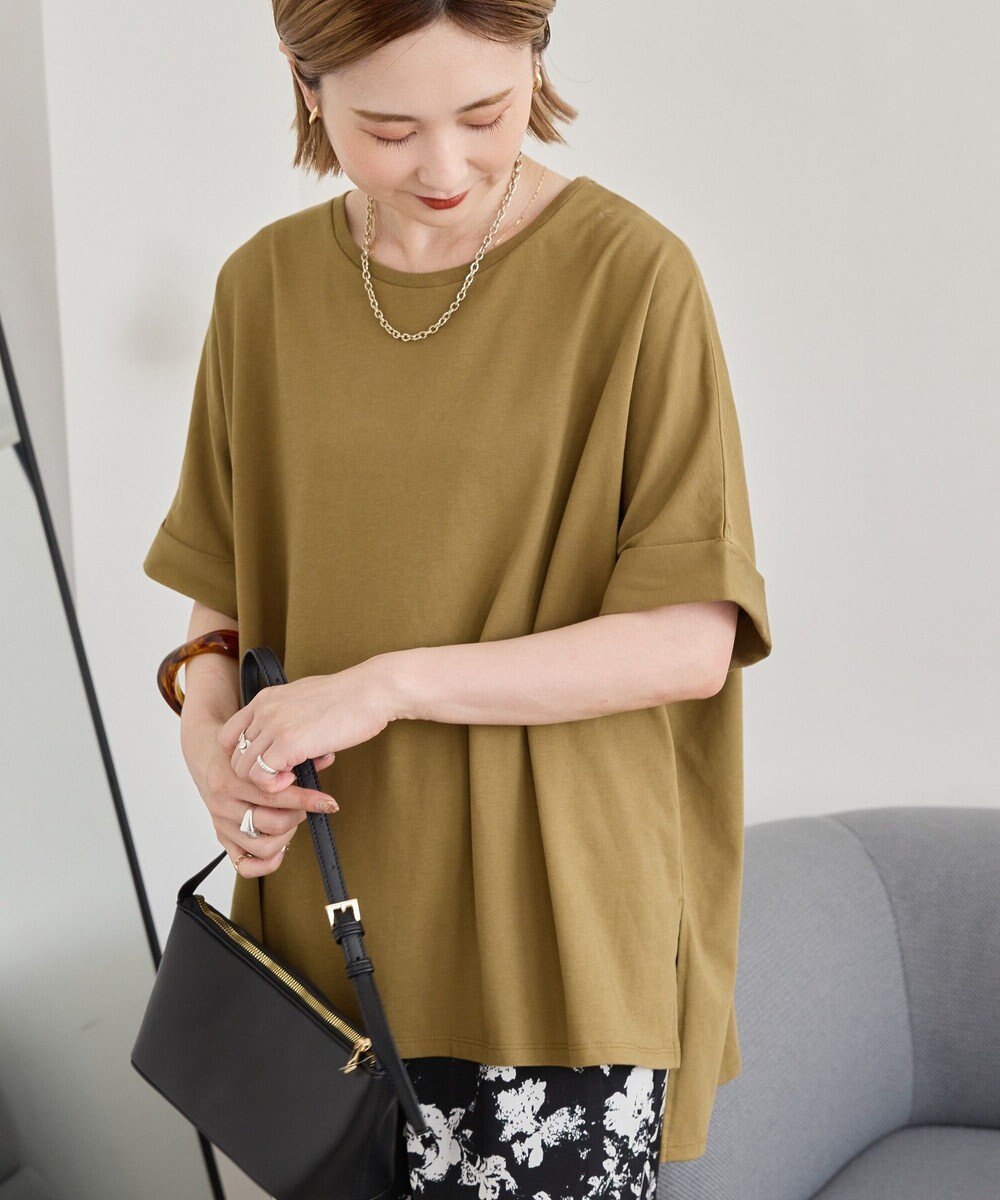 AMERICAN HOLIC 接触冷感バックタックプルオーバー 