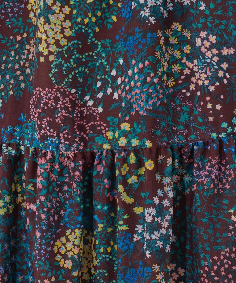 GRACE CONTINENTAL ボタニカルプリントワンピース 