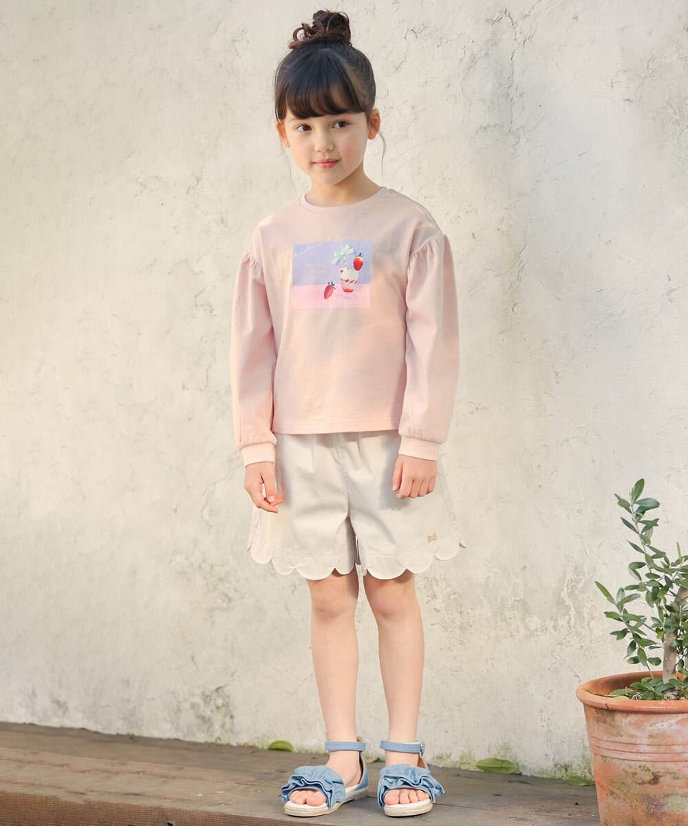 ANY KIDS 裾 スカラップパンツ 