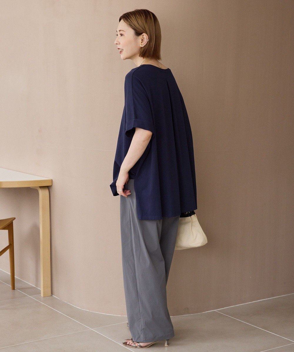 AMERICAN HOLIC 接触冷感バックタックプルオーバー 