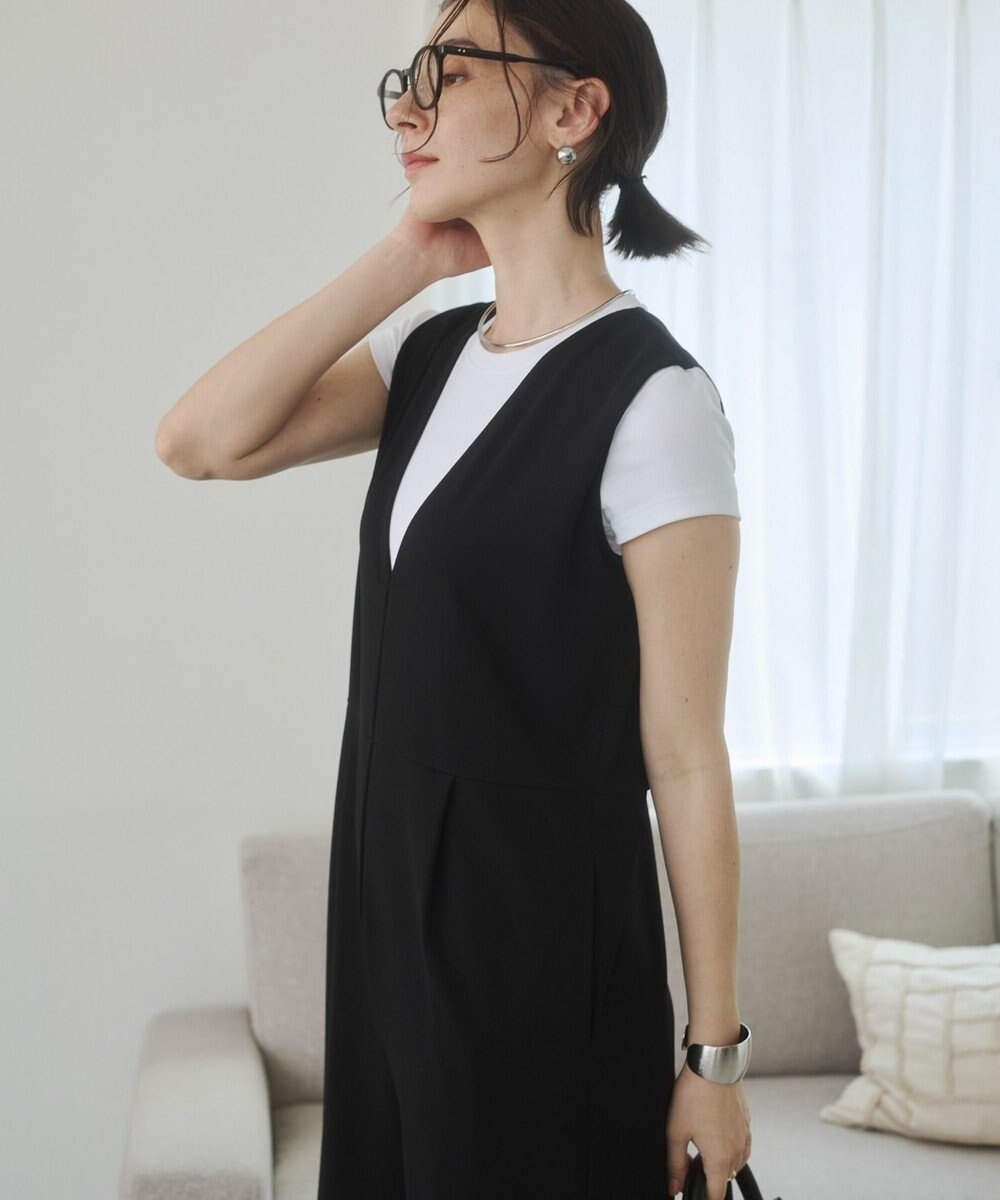 WEGO 【ANGIE VINTAGE】Vネックオールインワン 
