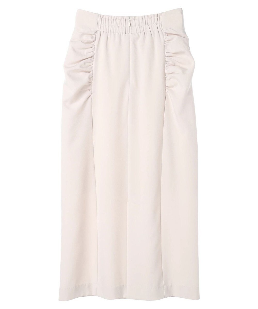 YECCA VECCA シャーリングロングナロースカート 