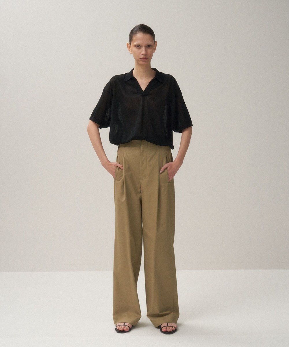 ATON ORGANIC COTTON TWILL | イージーパンツ 