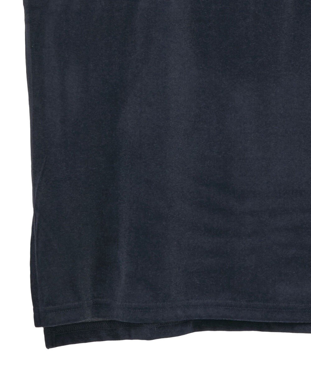 Green Parks ベロアロゴフレンチスリーブチュニック 