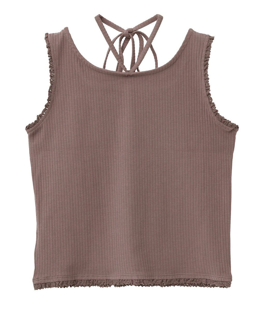 earth music&ecology マルチｗａｙネックホルターレースタンク 