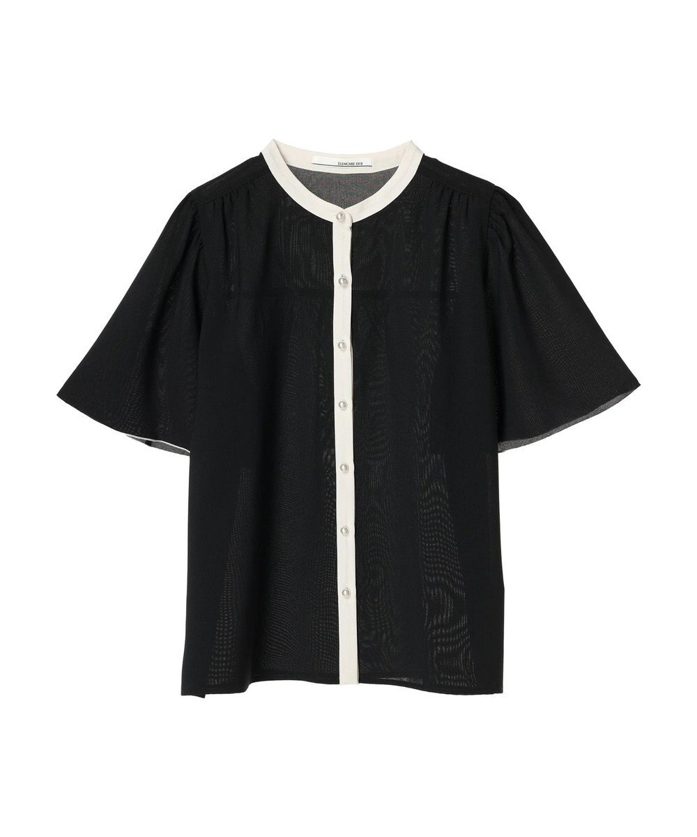 Green Parks ・ＥＬＥＮＣＡＲＥ　ＤＵＥ　バイカラーブラウス 