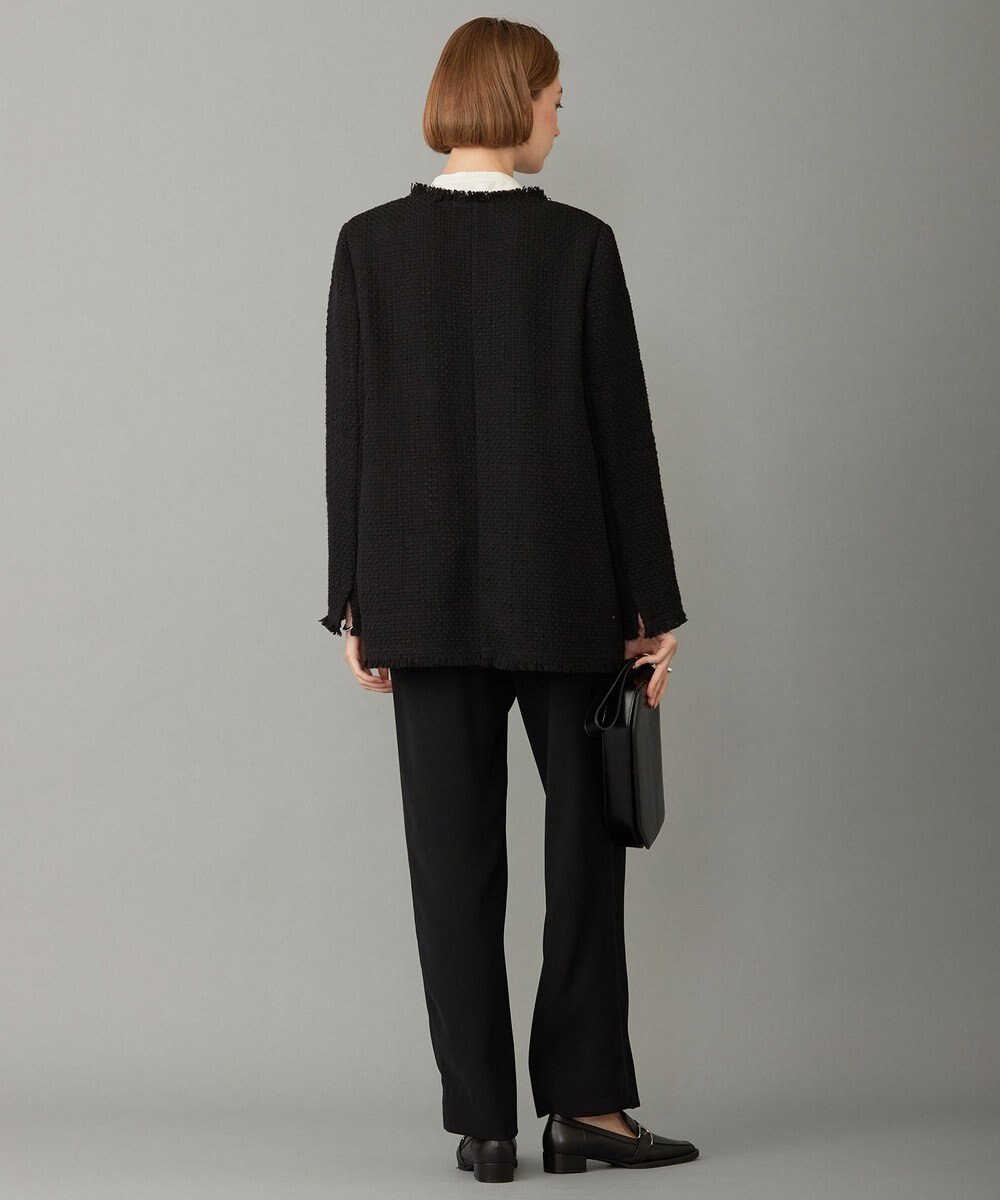 ICB 【セットアップ着用可能】ロービングツイード ノーカラージャケット 