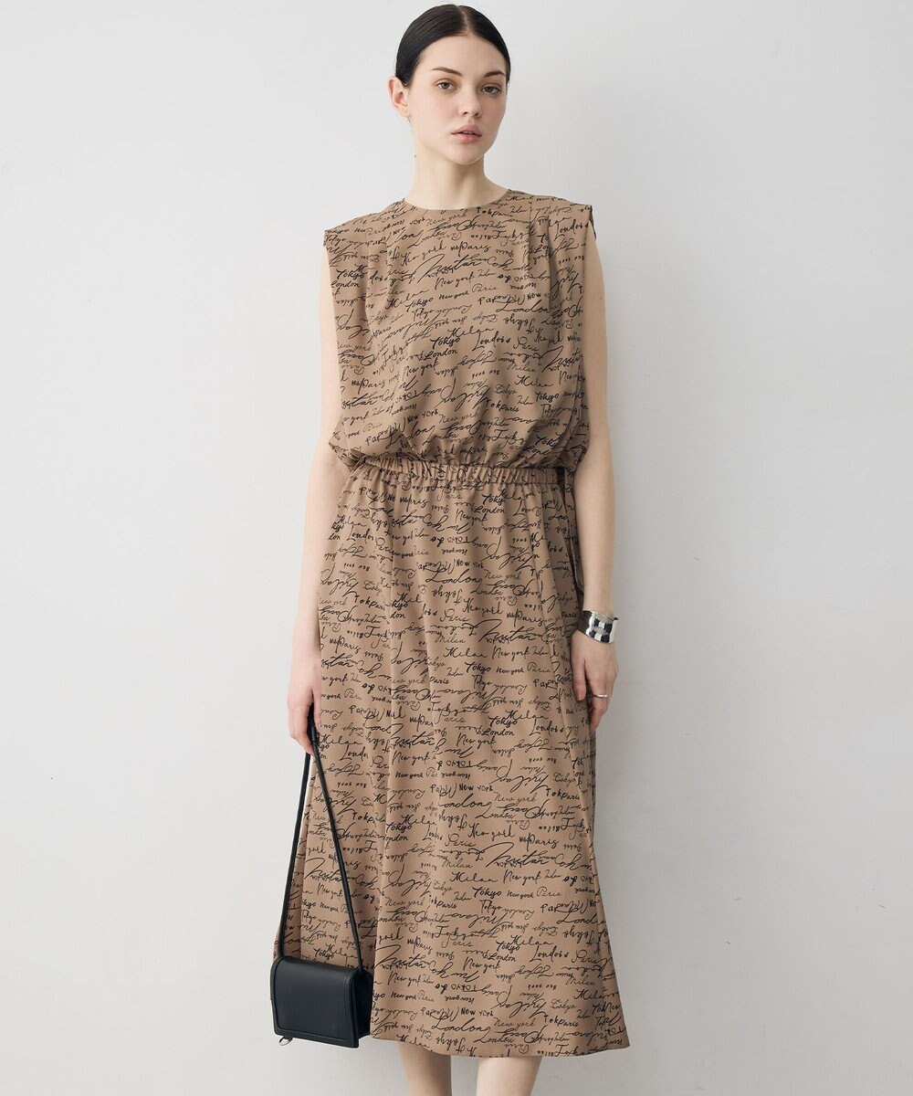 ICB 【30th ANNIVERSARY】5cityプリント ノースリーブワンピース 