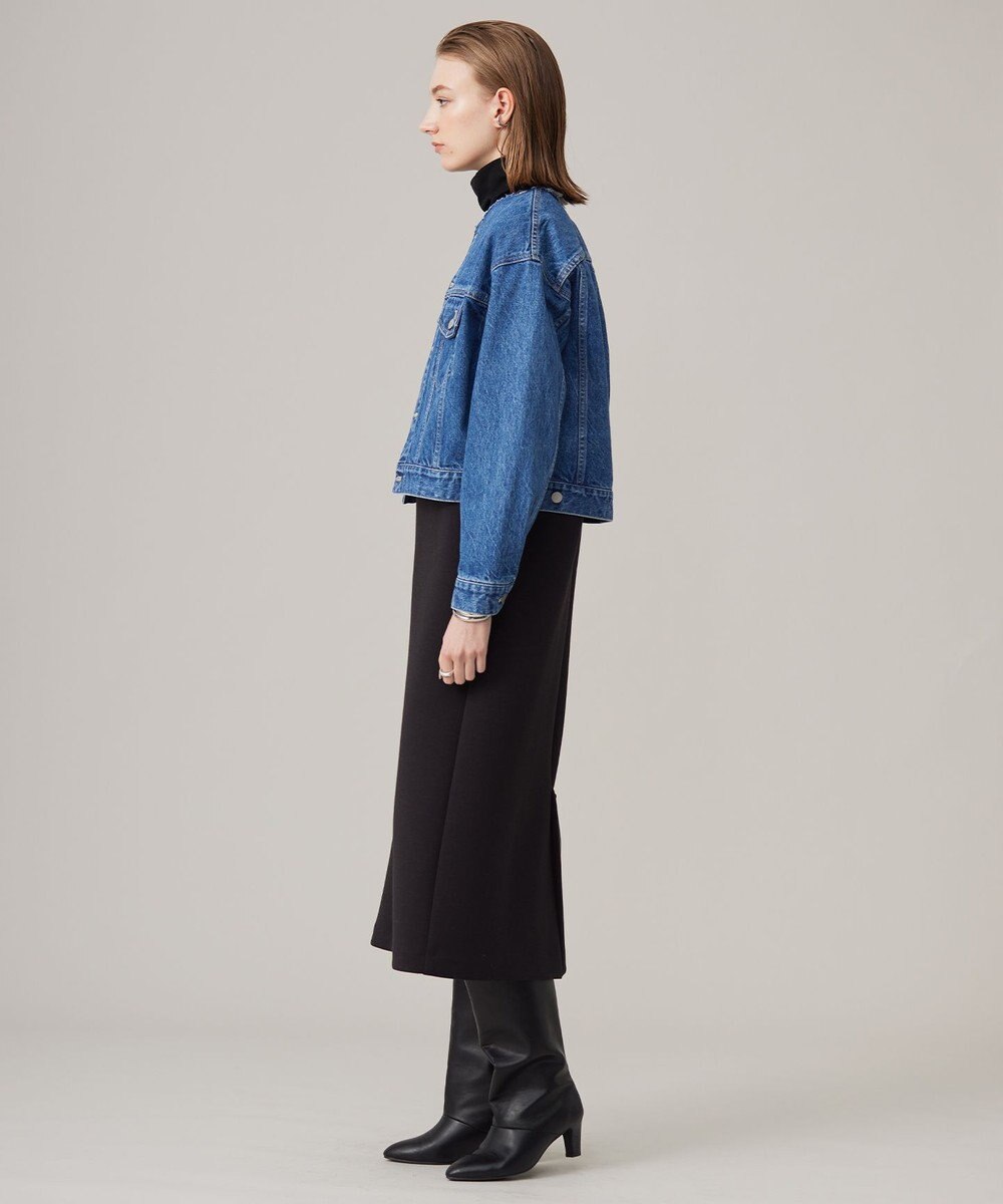 ICB L 【CLASSY.1月号掲載・洗える】ウォーターリサイクルデニム ジャケット 