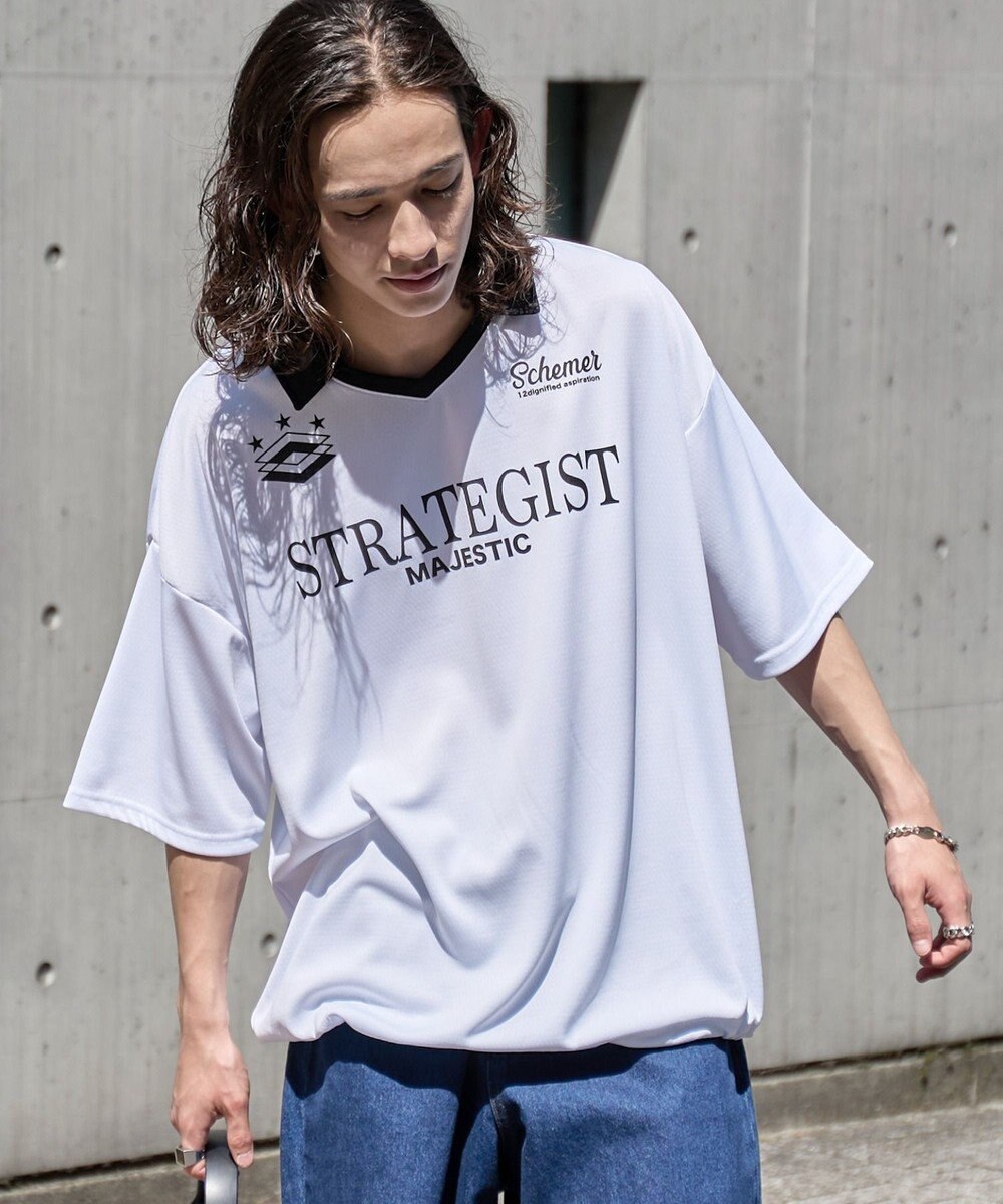 WEGO 【ユニセックス着用ITEM/MLサイズ展開】ドロストゲームシャツプルオーバー 