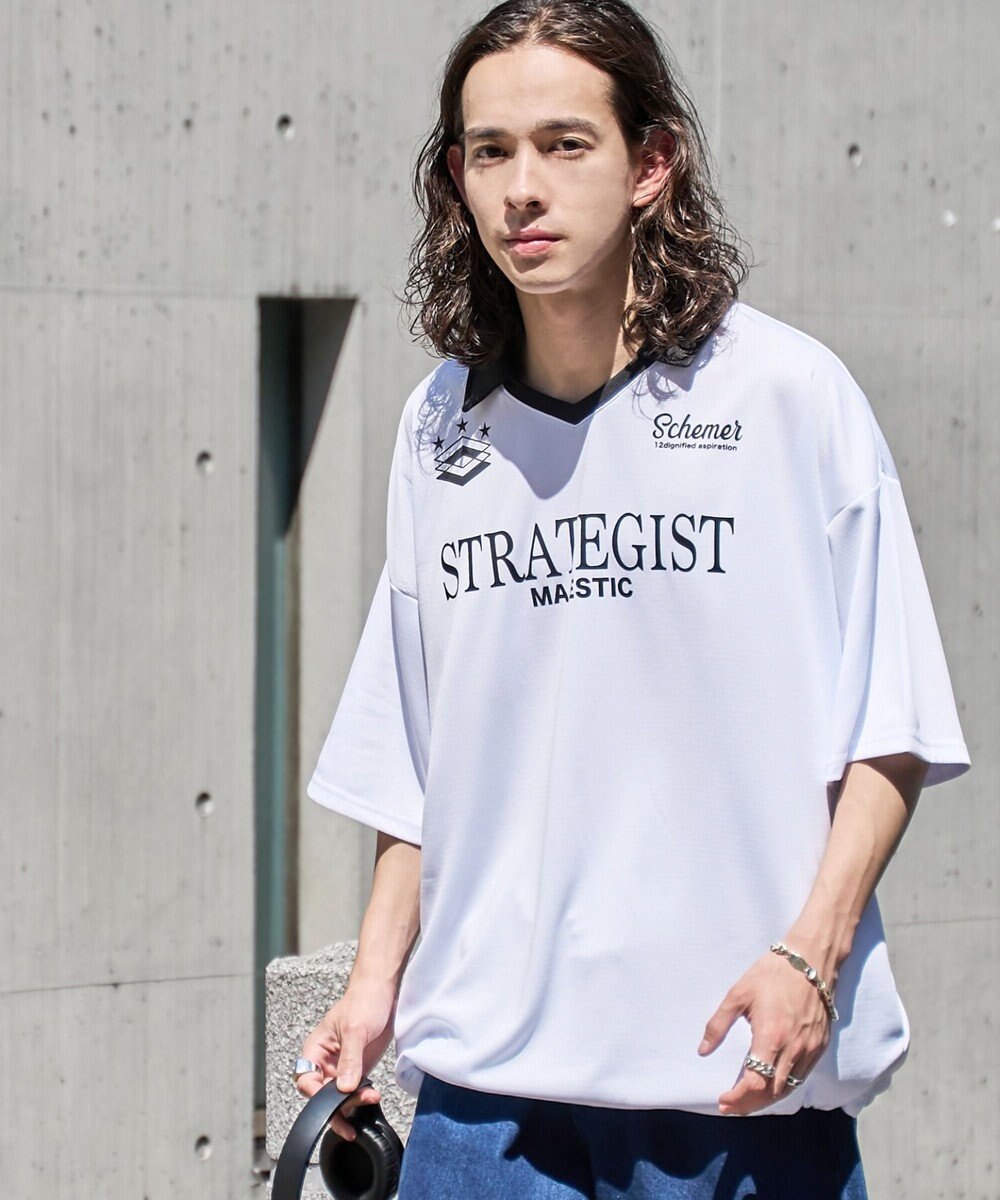 WEGO 【ユニセックス着用ITEM/MLサイズ展開】ドロストゲームシャツプルオーバー 