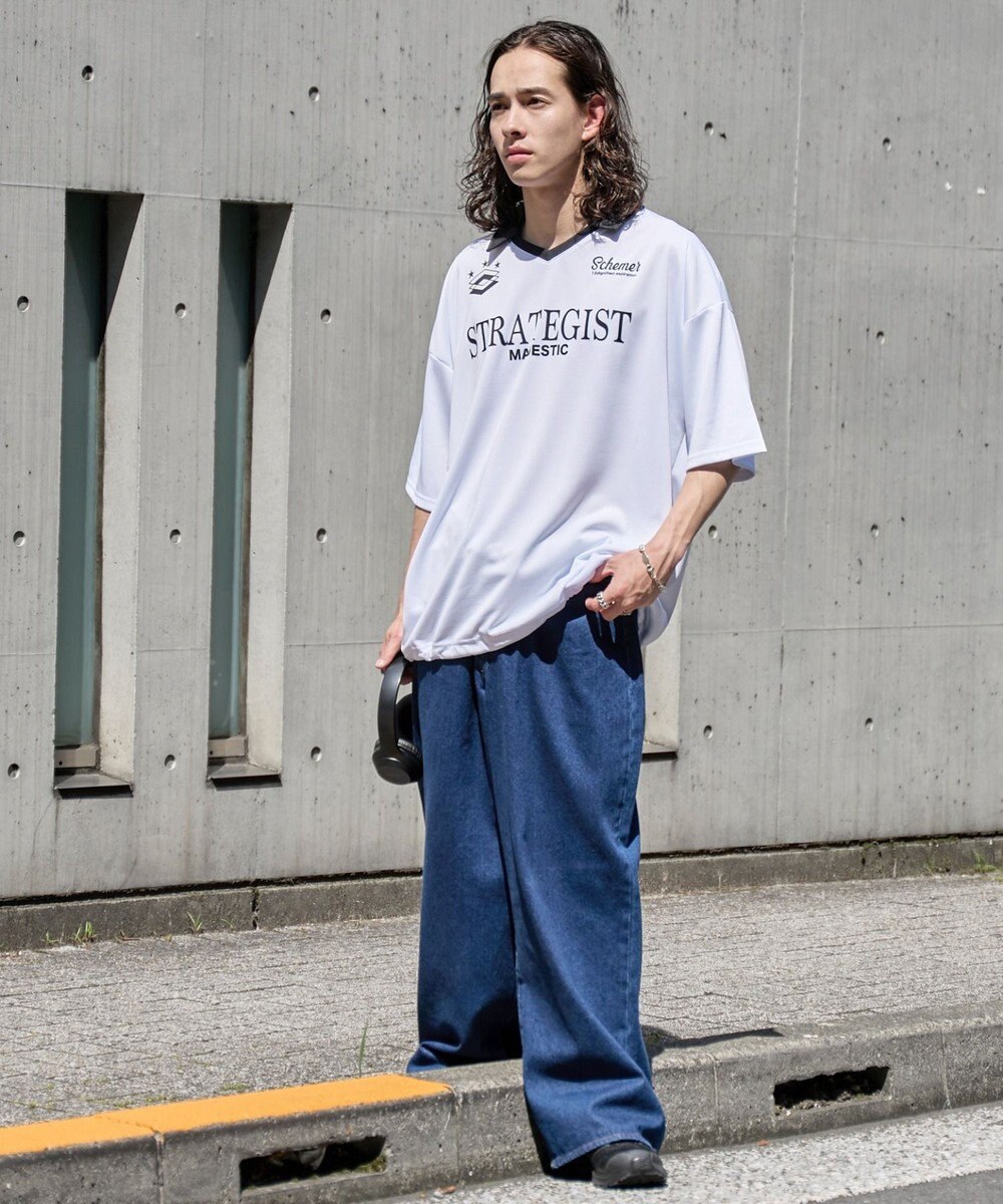 WEGO 【ユニセックス着用ITEM/MLサイズ展開】ドロストゲームシャツプルオーバー 