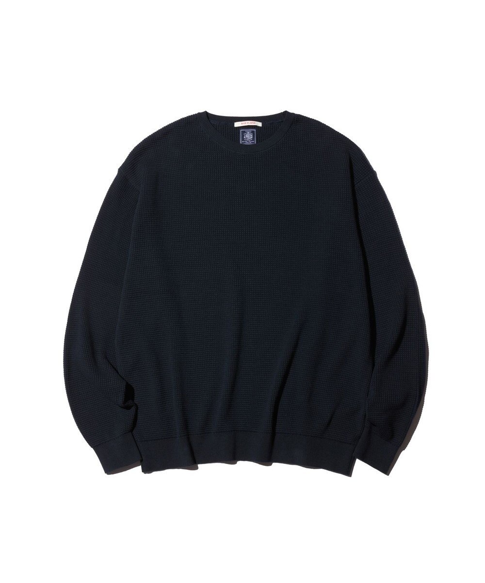 J.PRESS MEN 【J.PRESS ORIGINALS】Suvin Gold Thermal Knit / Made in Japan 