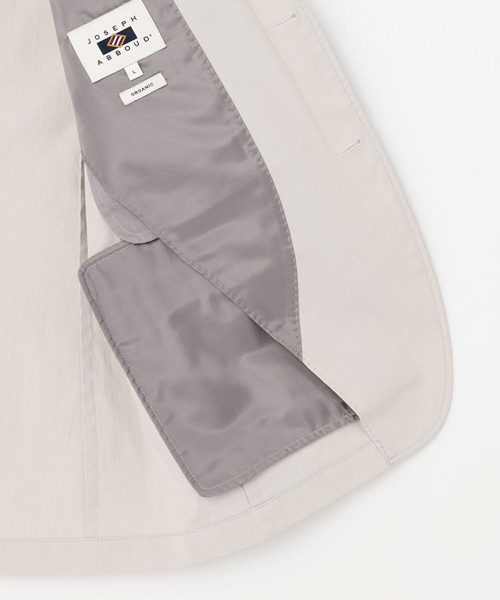 JOSEPH ABBOUD 【ストレッチ/軽量/Eco撥水/オーガニックコットン使用】マイクロピケストレッチジャケット 
