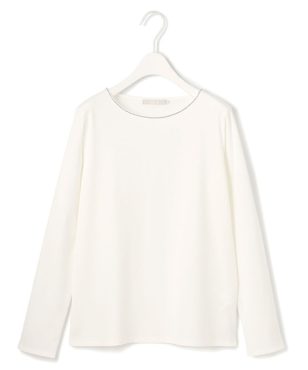 ICB L 【洗える】コンパクトモクロディ プルオーバー［ボールチェーン］ 