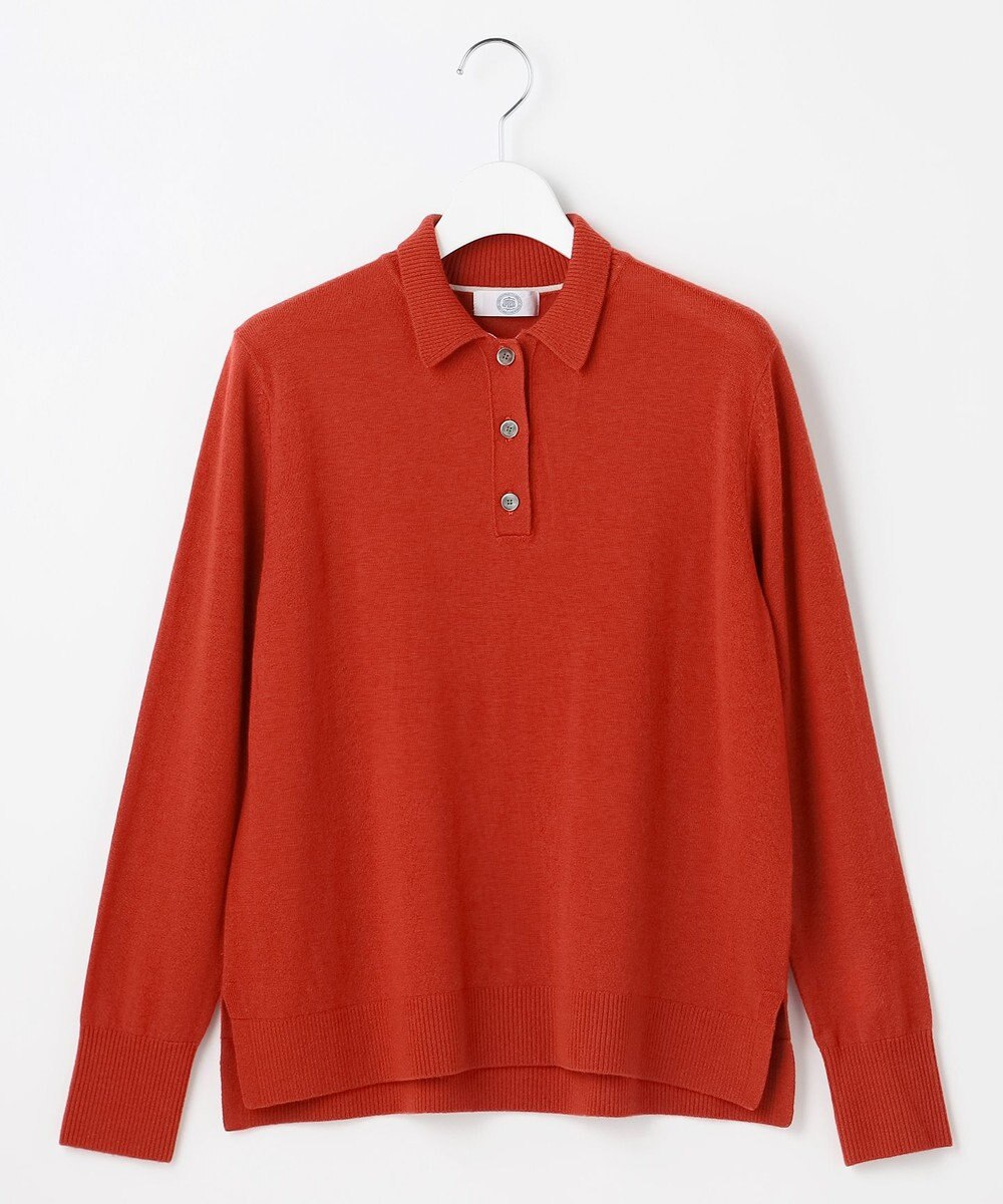 J.PRESS LADIES L SOFT TOUCH WOOL ポロ ニット 