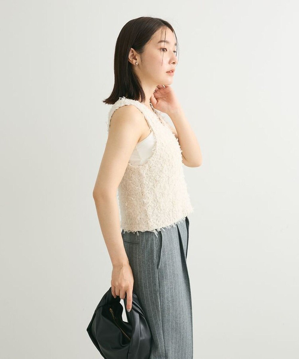 Green Parks ・ｓｗｉｎｇ　ｂｙ　２ｗａｙチュールヤーンベスト 