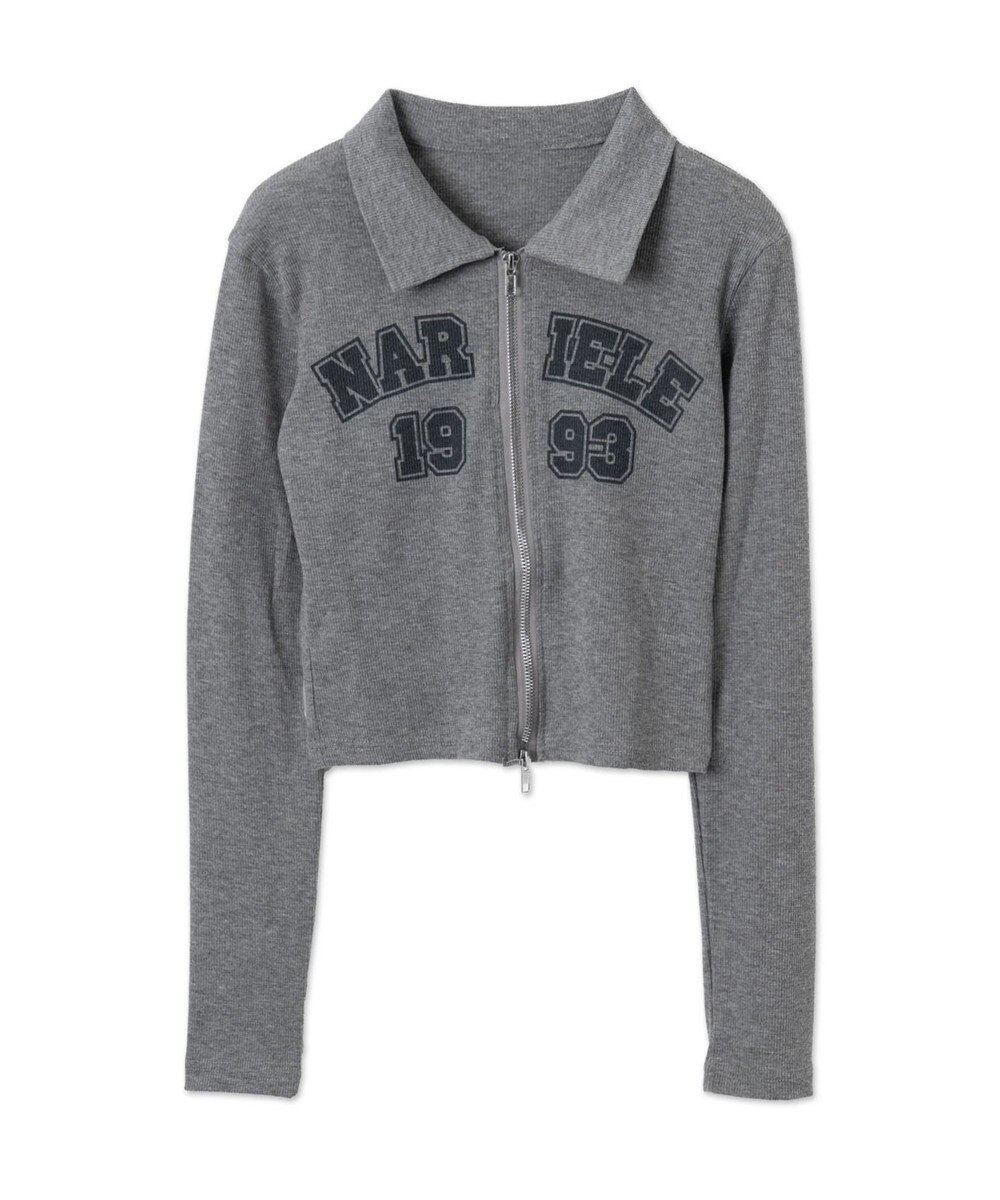 WEGO WジップナンバリングロゴロンT 