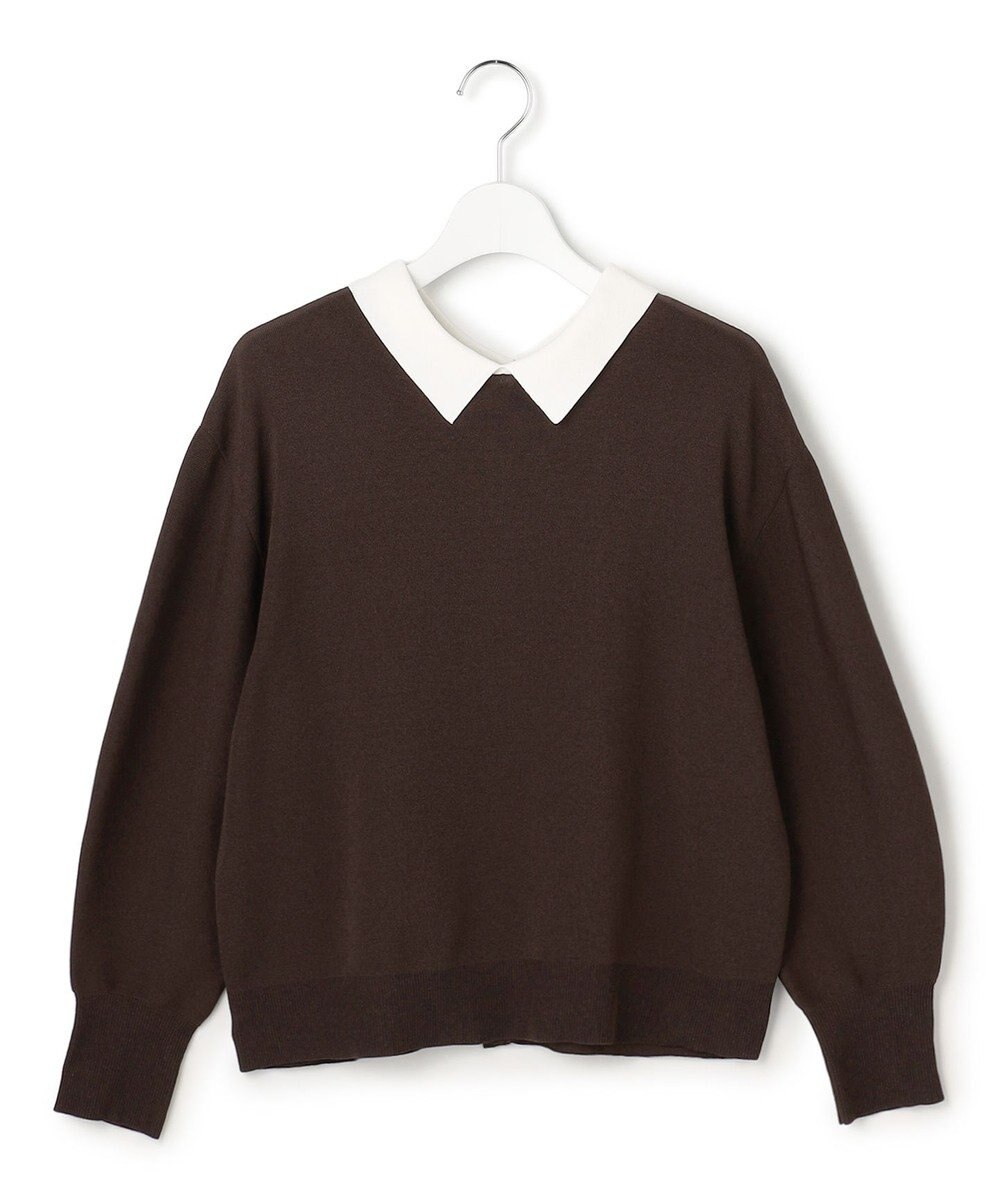 23区 【先行予約/WEB&一部店舗限定】バイカラーデザイン 2WAY ニット 