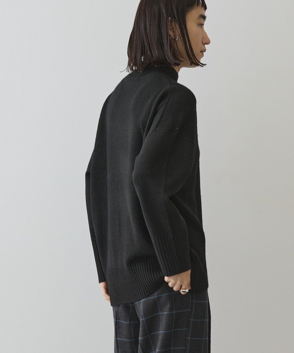 AMERICAN HOLIC モックネックコクーンニットプルオーバー 
