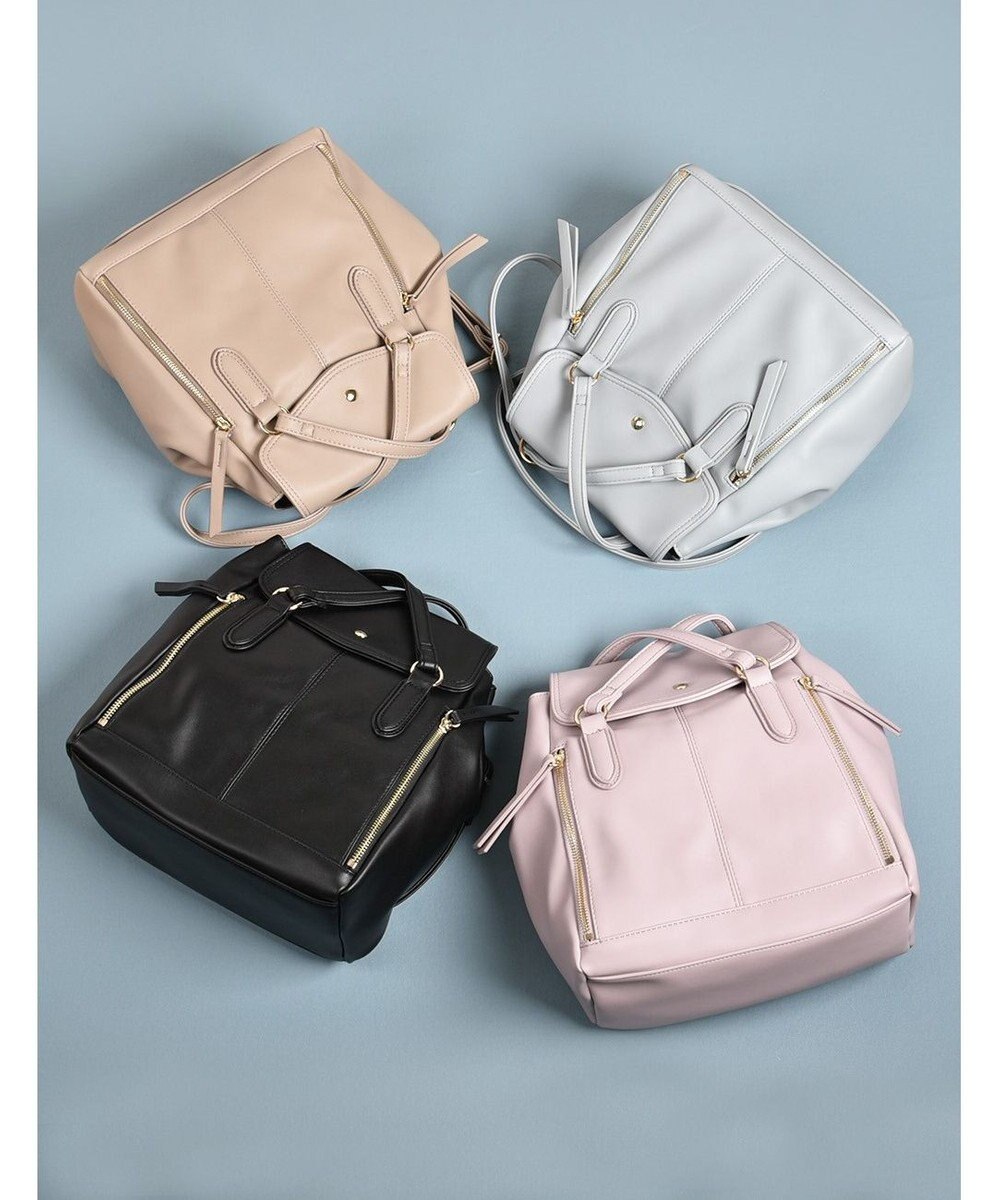 LA BAGAGERIE 【MONICA】フェイクレザー2WAYリュック 