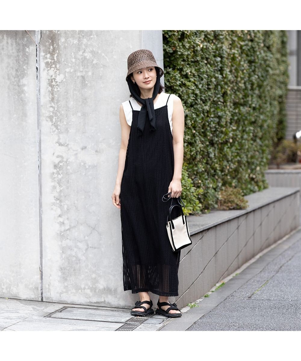 林八百吉商店 un chapeau  スカーフ付きベルハット 