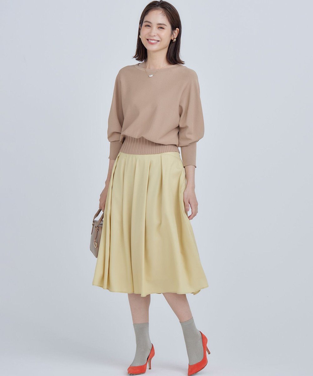 組曲 【5色展開・UVケア】スタイルアップ ドルマンスリーブ ニット 