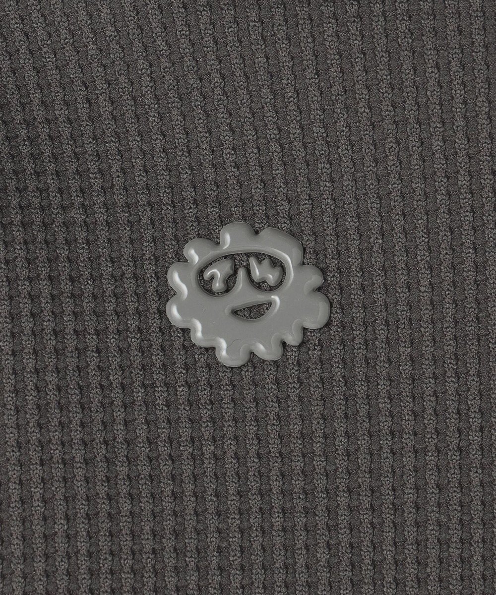 PW CIRCULUS 今が旬トップス！【ドライな肌触り / UV遮蔽率98.9% UVカット / ストレッチ】【WOMEN】ワッフルハーフジップ  ゴルフウェア レディース 